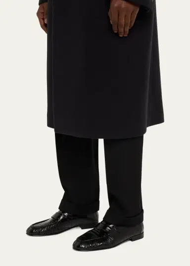 The Row Men's Soft Leather Loafers | Thumbnail 2 The Row Men's Soft Leather Loafers | Thumbnail 2