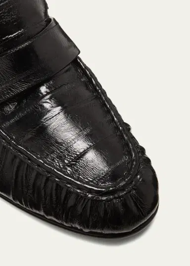 The Row Men's Soft Leather Loafers | Thumbnail 5 The Row Men's Soft Leather Loafers | Thumbnail 5