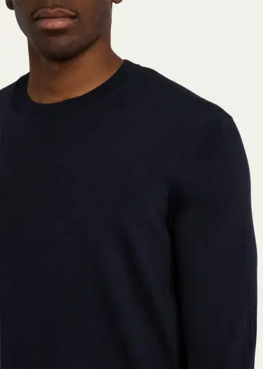 Tom Ford Men's Fine Gauge Wool Crewneck Sweater | Thumbnail 9 Tom Ford Men's Fine Gauge Wool Crewneck Sweater | Thumbnail 9