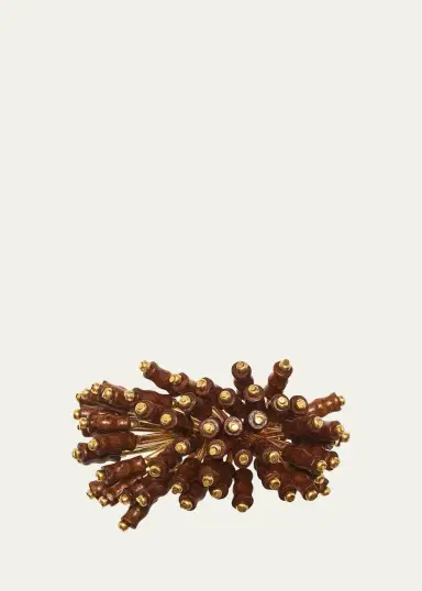 Kim Seybert Royal Palm Napkin Ring | Thumbnail 2 Kim Seybert Royal Palm Napkin Ring | Thumbnail 2