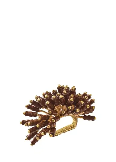 Kim Seybert Royal Palm Napkin Ring | Thumbnail 1 Kim Seybert Royal Palm Napkin Ring | Thumbnail 1
