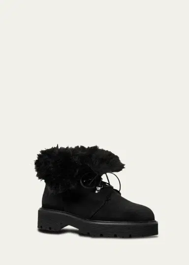 Aquatalia Eva Faux Shearling-Lined Suede Hiker Booties | Thumbnail 2 Aquatalia Eva Faux Shearling-Lined Suede Hiker Booties | Thumbnail 2