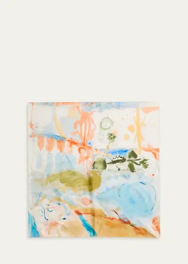 Ulla Johnson x Helen Frankenthaler Silk Twill Scarf | Thumbnail 5 Ulla Johnson x Helen Frankenthaler Silk Twill Scarf | Thumbnail 5