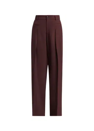 Kiton Pleated Wool-Silk Straight-Leg Trousers | Thumbnail 1 Kiton Pleated Wool-Silk Straight-Leg Trousers | Thumbnail 1
