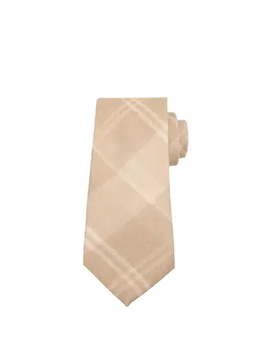 Ralph Lauren Purple Label Men's Plaid Cashmere-Silk Tie | Thumbnail 2 Ralph Lauren Purple Label Men's Plaid Cashmere-Silk Tie | Thumbnail 2
