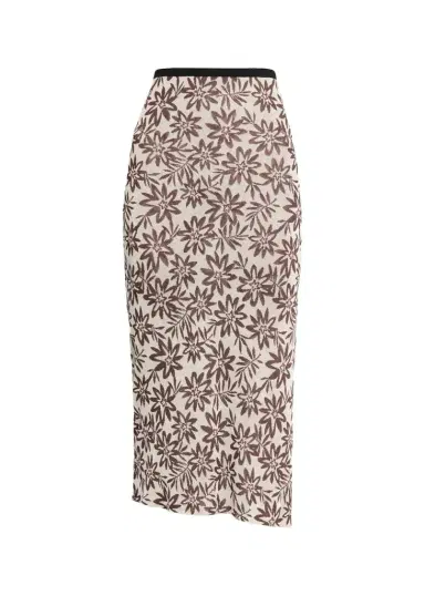 Diane von Furstenberg Cleo Floral Knit Midi Pencil Skirt | Thumbnail 1 Diane von Furstenberg Cleo Floral Knit Midi Pencil Skirt | Thumbnail 1