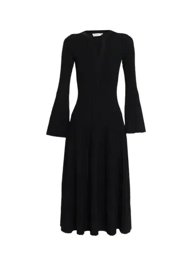 Simkhai Genna Ribbed Midi Dress | Thumbnail 1 Simkhai Genna Ribbed Midi Dress | Thumbnail 1