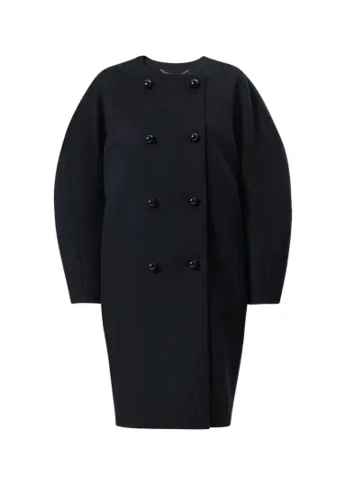 Carolina Herrera Wool Double-Breasted Cocoon Coat | Thumbnail 1 Carolina Herrera Wool Double-Breasted Cocoon Coat | Thumbnail 1
