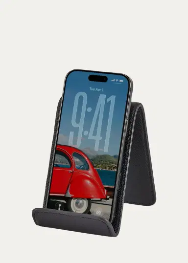 Graphic Image Leather Phone Stand | Thumbnail 3 Graphic Image Leather Phone Stand | Thumbnail 3
