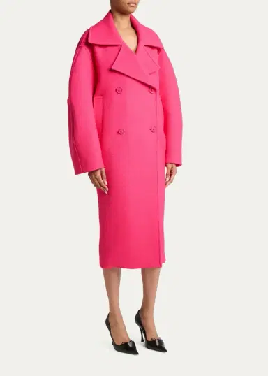 Balenciaga Long Cocoon Coat | Thumbnail 4 Balenciaga Long Cocoon Coat | Thumbnail 4