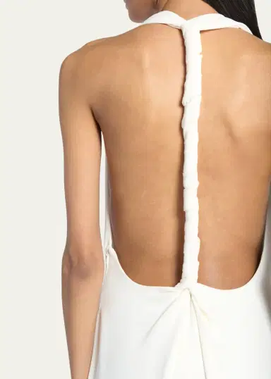 Proenza Schouler Matte Viscose Crepe Twist Back Dress | Thumbnail 5 Proenza Schouler Matte Viscose Crepe Twist Back Dress | Thumbnail 5