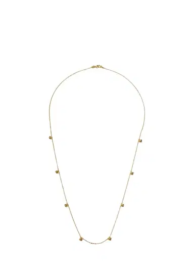 Paul Morelli 18k Gold Mini Jingle Bell Necklace, 28"L | Thumbnail 1 Paul Morelli 18k Gold Mini Jingle Bell Necklace, 28"L | Thumbnail 1