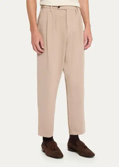 Massimo Alba Men's Fossil Pleated Pants | Thumbnail 4 Massimo Alba Men's Fossil Pleated Pants | Thumbnail 4