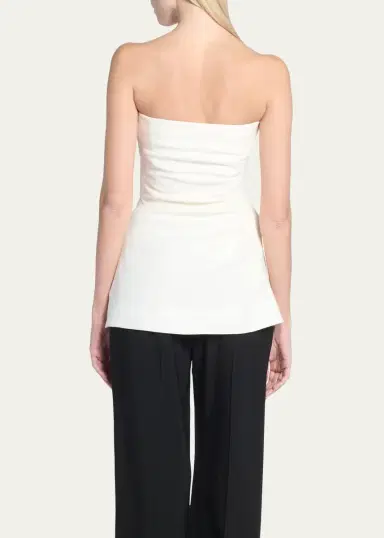 Proenza Schouler Gathered Crepe Strapless Top | Thumbnail 3 Proenza Schouler Gathered Crepe Strapless Top | Thumbnail 3