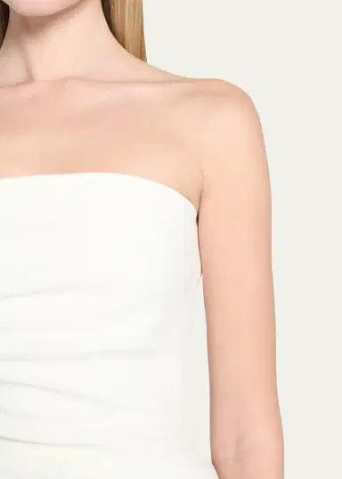 Proenza Schouler Gathered Crepe Strapless Top | Thumbnail 5 Proenza Schouler Gathered Crepe Strapless Top | Thumbnail 5