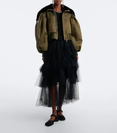 Simone Rocha Padded hooded bomber jacket | Thumbnail 6 Simone Rocha Padded hooded bomber jacket | Thumbnail 6