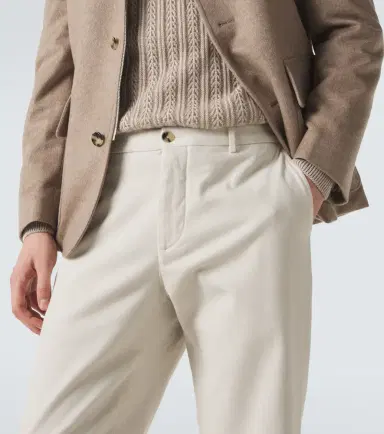AGNONA Cotton-blend straight chinos | Thumbnail 3 AGNONA Cotton-blend straight chinos | Thumbnail 3