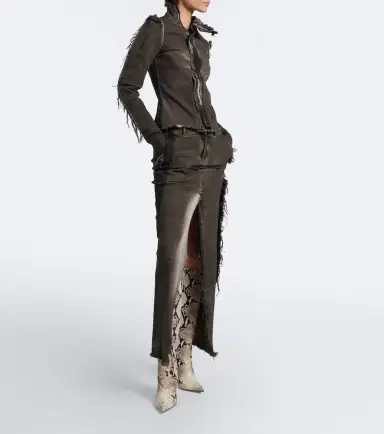 Paris Texas Vera snake-effect leather knee-high boots | Thumbnail 5 Paris Texas Vera snake-effect leather knee-high boots | Thumbnail 5