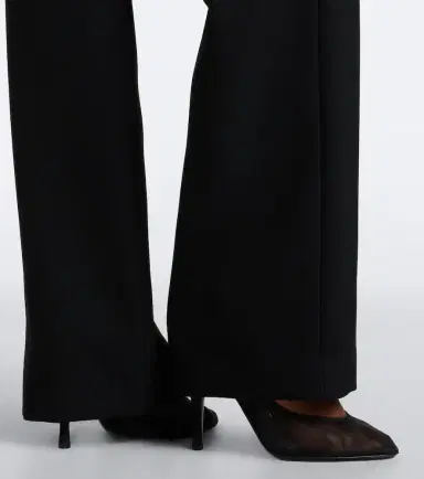 Alaïa Alaïa Wool straight pants | Thumbnail 4 Alaïa Alaïa Wool straight pants | Thumbnail 4