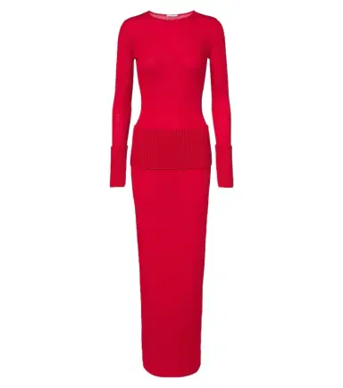 Alaïa Alaïa Wool maxi dress | Thumbnail 1 Alaïa Alaïa Wool maxi dress | Thumbnail 1