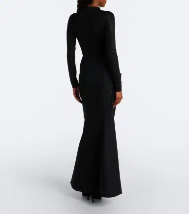 Alaïa Alaïa Wool maxi skirt | Thumbnail 4 Alaïa Alaïa Wool maxi skirt | Thumbnail 4