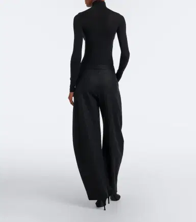 Alaïa Alaïa Virgin wool barrel-leg pants | Thumbnail 2 Alaïa Alaïa Virgin wool barrel-leg pants | Thumbnail 2