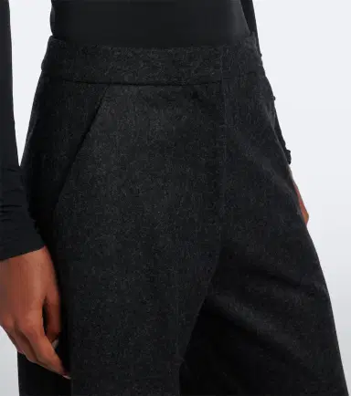 Alaïa Alaïa Virgin wool barrel-leg pants | Thumbnail 4 Alaïa Alaïa Virgin wool barrel-leg pants | Thumbnail 4
