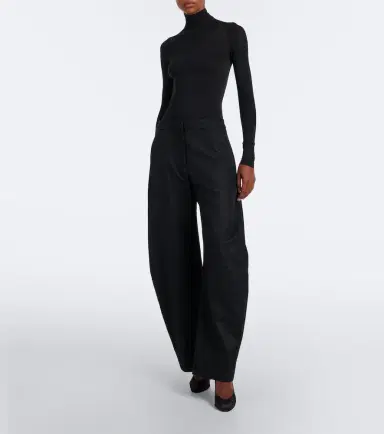 Alaïa Alaïa Virgin wool barrel-leg pants | Thumbnail 5 Alaïa Alaïa Virgin wool barrel-leg pants | Thumbnail 5