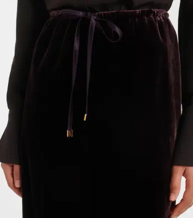 AGNONA Velvet wide-leg pants | Thumbnail 5 AGNONA Velvet wide-leg pants | Thumbnail 5