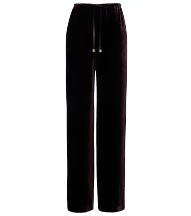 AGNONA Velvet wide-leg pants | Thumbnail 1 AGNONA Velvet wide-leg pants | Thumbnail 1