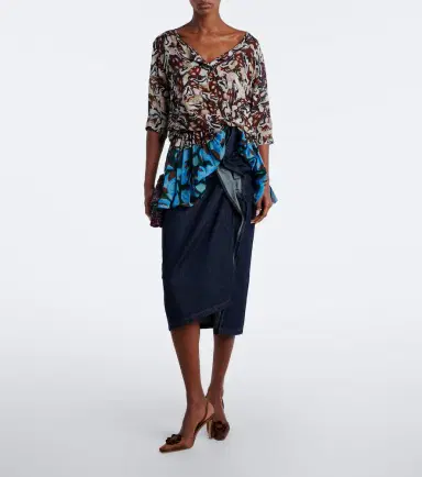 Manolo Blahnik Caulosli satin slingback pumps | Thumbnail 5 Manolo Blahnik Caulosli satin slingback pumps | Thumbnail 5