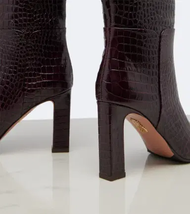 Aquazzura Sellier croc-effect leather knee-high boots | Thumbnail 2 Aquazzura Sellier croc-effect leather knee-high boots | Thumbnail 2