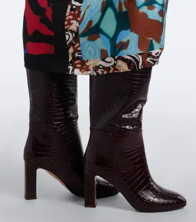 Aquazzura Sellier croc-effect leather knee-high boots | Thumbnail 6 Aquazzura Sellier croc-effect leather knee-high boots | Thumbnail 6