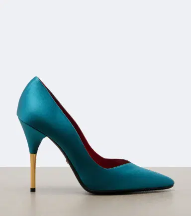 Valentino Garavani Enigme satin pumps | Thumbnail 4 Valentino Garavani Enigme satin pumps | Thumbnail 4