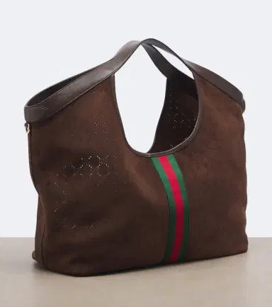 Gucci Giglio Large suede tote bag | Thumbnail 2 Gucci Giglio Large suede tote bag | Thumbnail 2