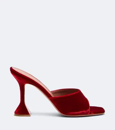 Amina Muaddi Lupita velvet mules | Thumbnail 2 Amina Muaddi Lupita velvet mules | Thumbnail 2