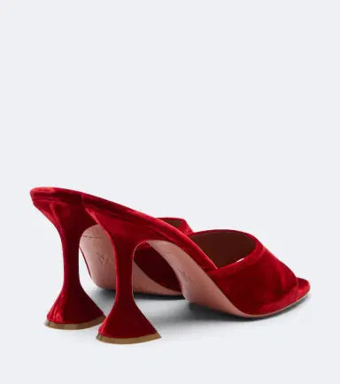 Amina Muaddi Lupita velvet mules | Thumbnail 4 Amina Muaddi Lupita velvet mules | Thumbnail 4