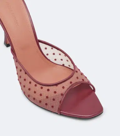 Amina Muaddi Alexa polka-dot mules | Thumbnail 2 Amina Muaddi Alexa polka-dot mules | Thumbnail 2