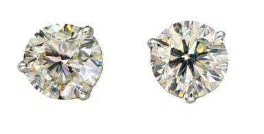 Wish Fine Jewelry 4.01ct Diamond 18K Gold Classic Stud Earring | Thumbnail 1 Wish Fine Jewelry 4.01ct Diamond 18K Gold Classic Stud Earring | Thumbnail 1