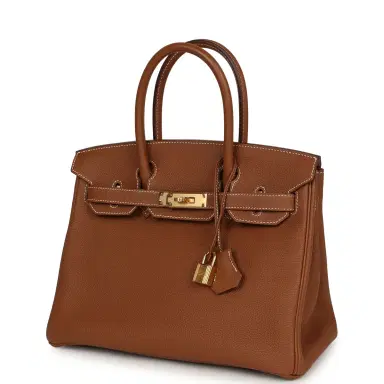 HERMÈS Hermes Birkin 30 Gold Togo Gold Hardware | Thumbnail 5 HERMÈS Hermes Birkin 30 Gold Togo Gold Hardware | Thumbnail 5