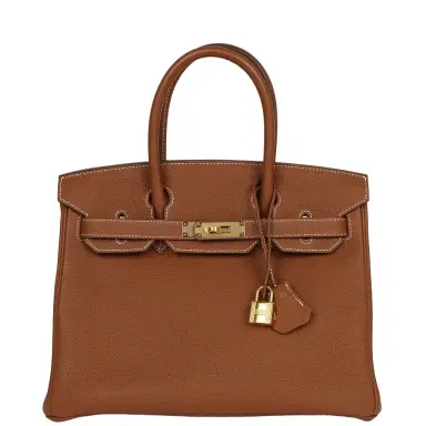 HERMÈS Hermes Birkin 30 Gold Togo Gold Hardware | Thumbnail 1 HERMÈS Hermes Birkin 30 Gold Togo Gold Hardware | Thumbnail 1