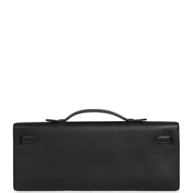 HERMÈS Pre-owned Hermes Kelly Cut Black Swift Gold Hardware | Thumbnail 4 HERMÈS Pre-owned Hermes Kelly Cut Black Swift Gold Hardware | Thumbnail 4