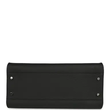 The Row The Row Soft Margaux Shoulder 12 Bag Black Calfskin Silver Hardware | Thumbnail 6 The Row The Row Soft Margaux Shoulder 12 Bag Black Calfskin Silver Hardware | Thumbnail 6