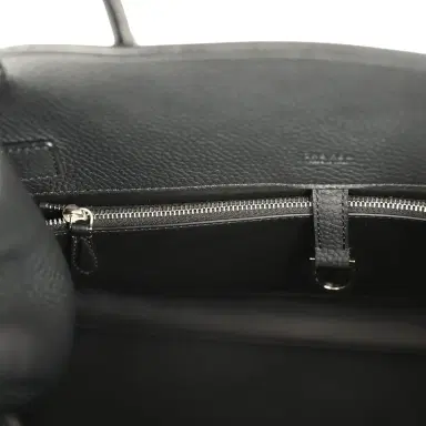 The Row The Row Soft Margaux Shoulder 12 Bag Black Calfskin Silver Hardware | Thumbnail 10 The Row The Row Soft Margaux Shoulder 12 Bag Black Calfskin Silver Hardware | Thumbnail 10