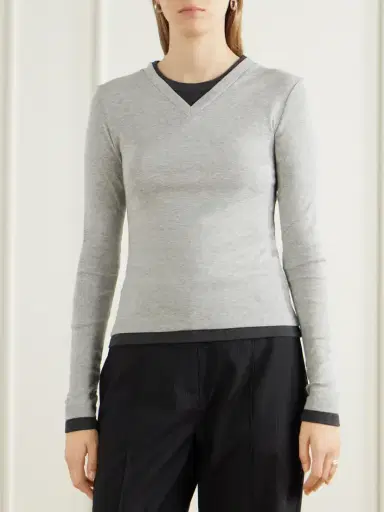 St. Agni Double-layered Organic Cotton-jersey T-shirt | Thumbnail 3 St. Agni Double-layered Organic Cotton-jersey T-shirt | Thumbnail 3