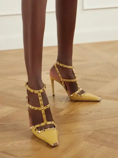 Valentino Garavani Rockstud 100 Leather Pumps | Thumbnail 2 Valentino Garavani Rockstud 100 Leather Pumps | Thumbnail 2