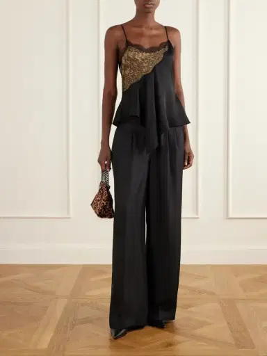 Stella McCartney Lace-trimmed Satin Cami | Thumbnail 2 Stella McCartney Lace-trimmed Satin Cami | Thumbnail 2