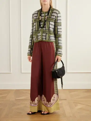 La DoubleJ Palazzo Printed Silk-twill Wide-leg Pants | Thumbnail 2 La DoubleJ Palazzo Printed Silk-twill Wide-leg Pants | Thumbnail 2
