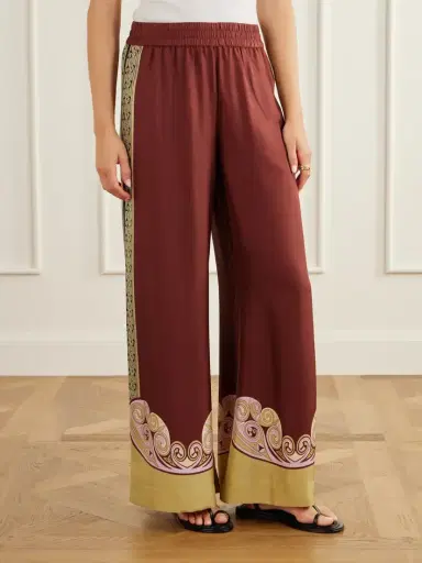 La DoubleJ Palazzo Printed Silk-twill Wide-leg Pants | Thumbnail 3 La DoubleJ Palazzo Printed Silk-twill Wide-leg Pants | Thumbnail 3