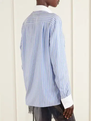 Tom Ford Striped Silk Shirt | Thumbnail 4 Tom Ford Striped Silk Shirt | Thumbnail 4